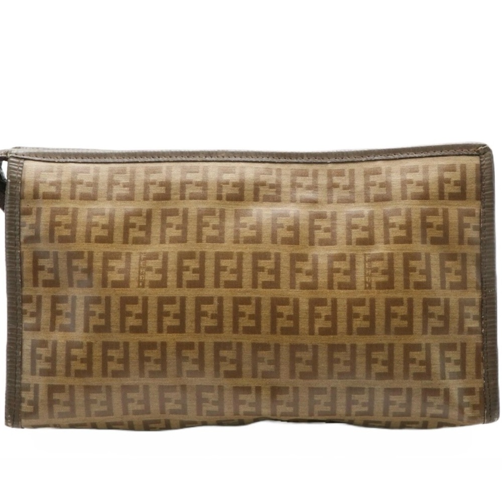 Vintage Fendi Zucca Monogram Clutch - Picture 2 of 8